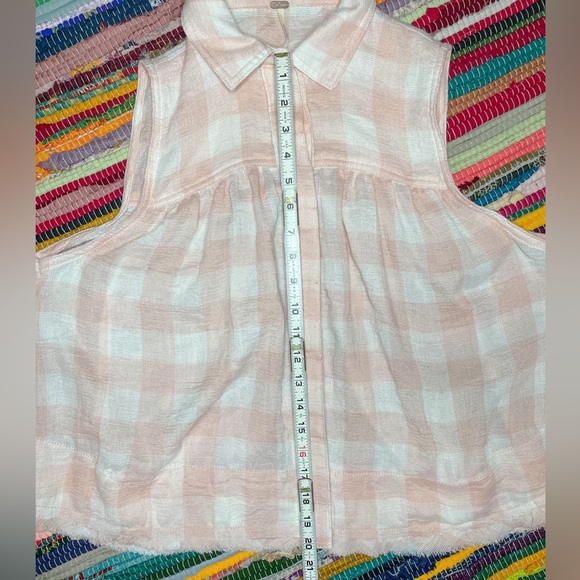 Free People Hey There Sunrise Button Up Shirt | Size Small - Picture 7 of 9